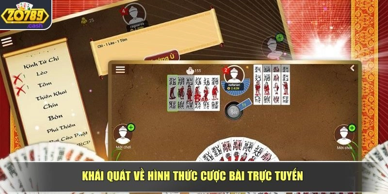 Khái quát về hình thức cược bài trực tuyến