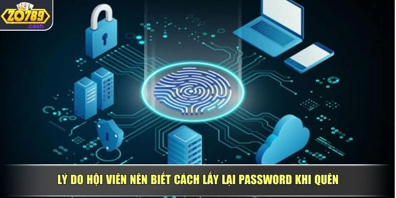 Lý do hội viên nên biết cách lấy lại password khi quên