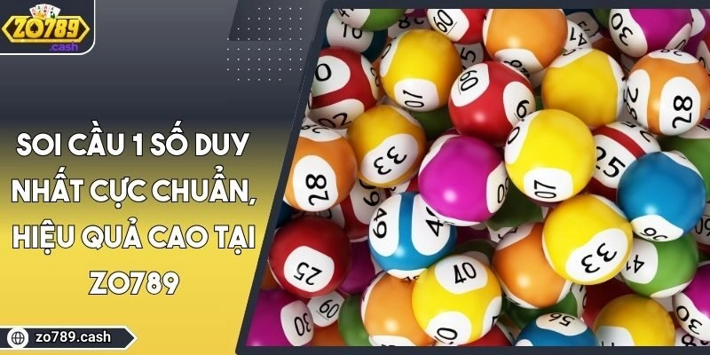 Soi Cầu 1 Số Duy Nhất Cực Chuẩn, Hiệu Quả Cao Tại ZO789